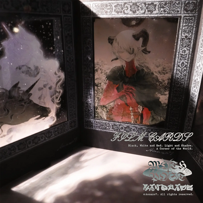 Film Card Set ✶Black White Red✶