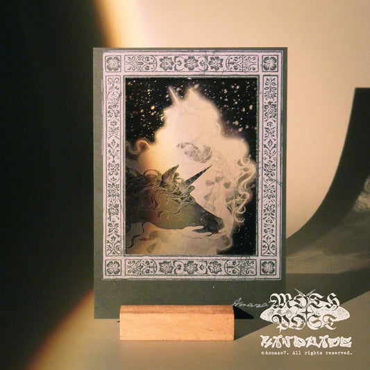 White Unicorn · Film Card ✶Black White Red✶