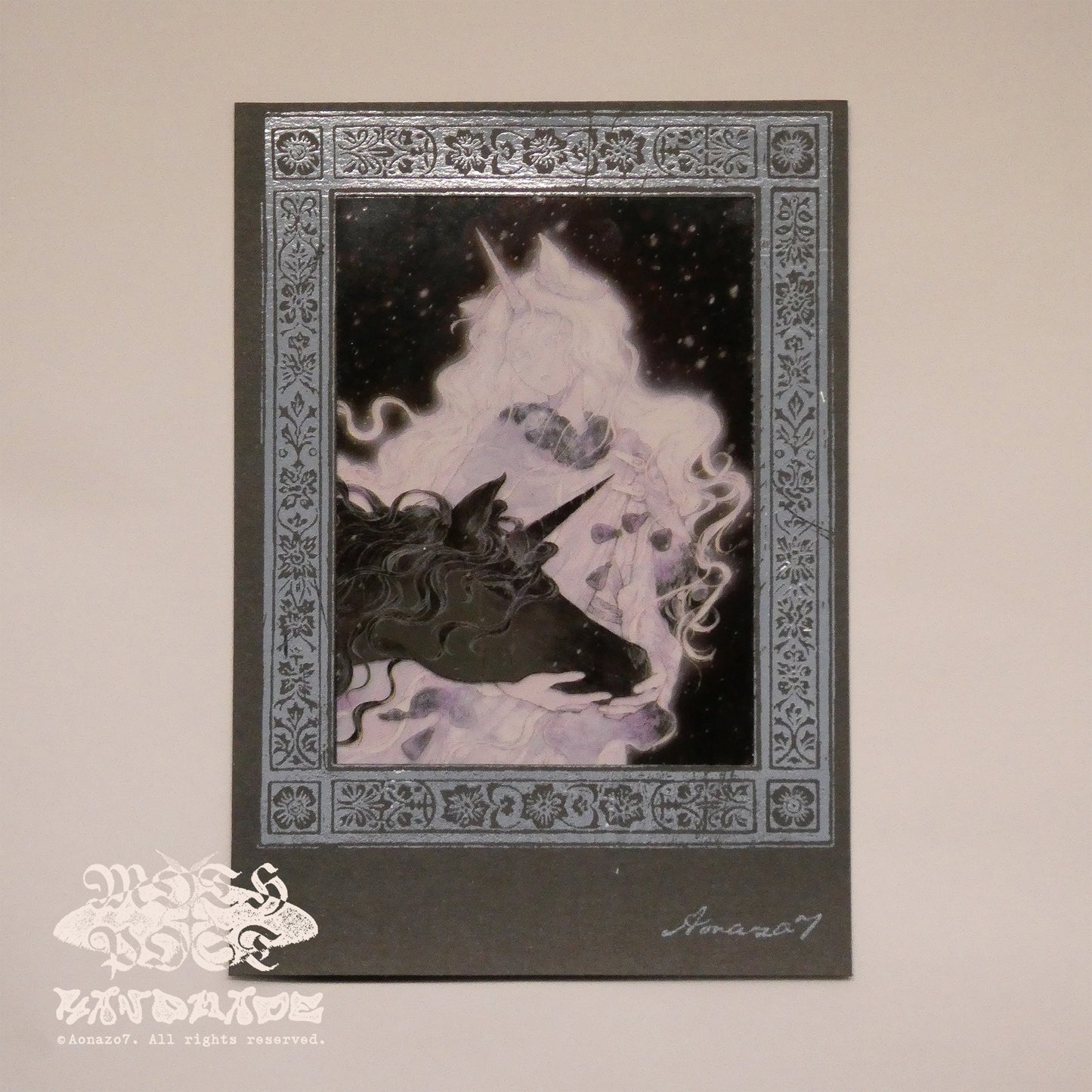 White Unicorn · Film Card ✶Black White Red✶