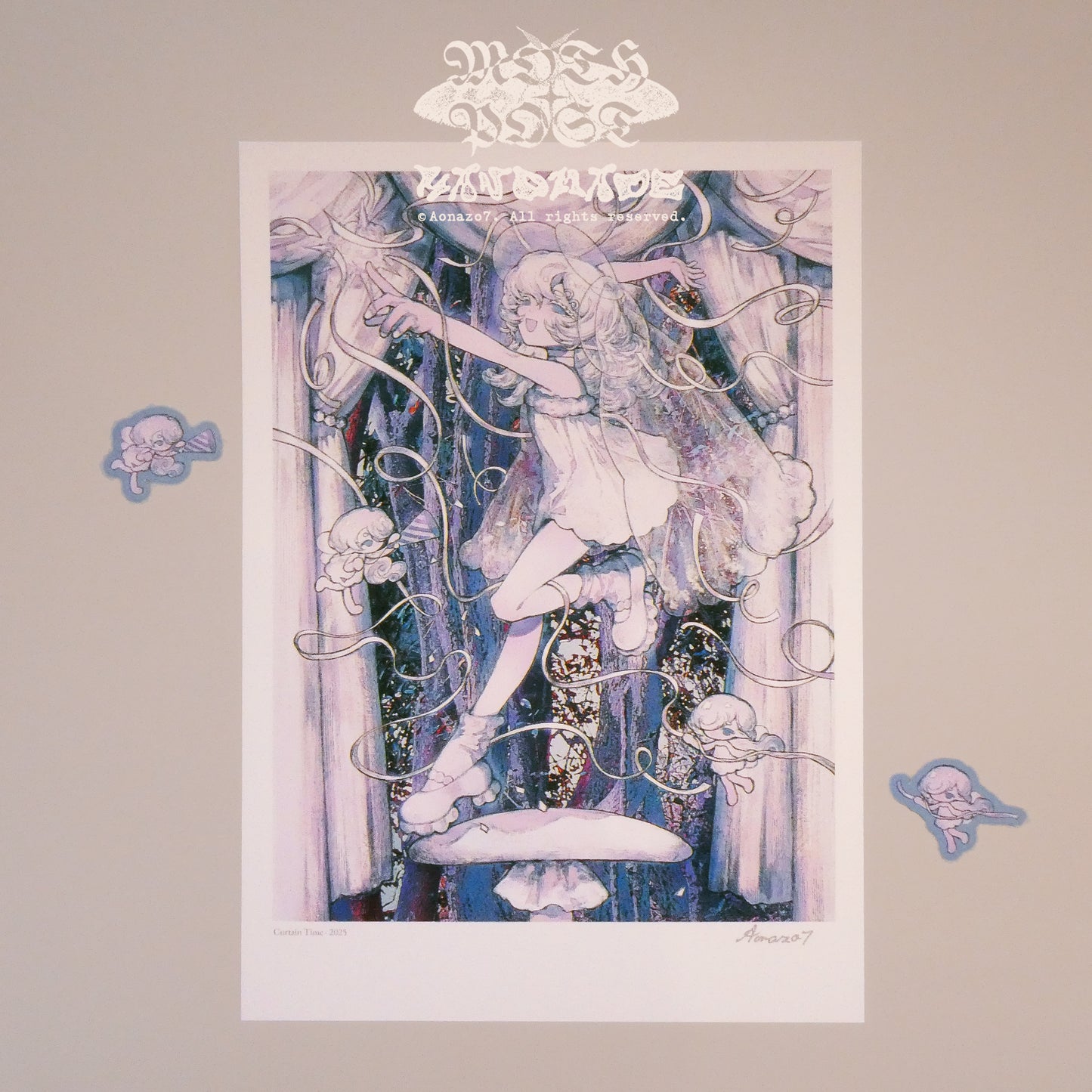 Curtain Time · Signed Art Print Set